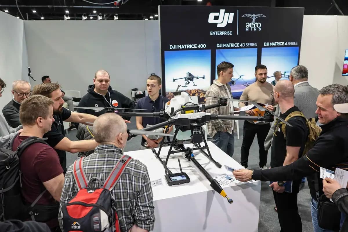 Drone World Expo 2026 — stoisko DJI Enterprise